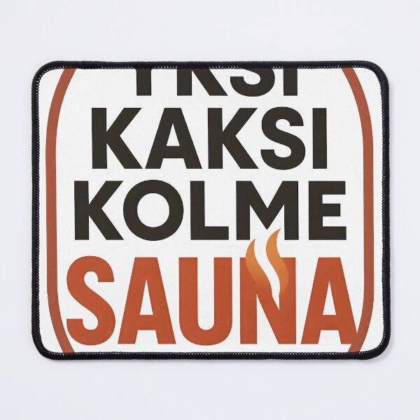 Item preview, Finnish Sauna Countdown Bold Typography designed and sold by Metacurse.