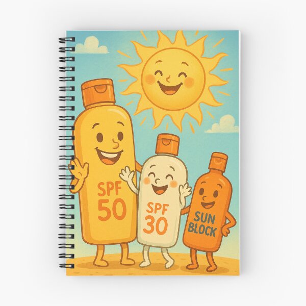 Item preview, Sunny Protection Squad – Fun Sunblock Characters designed and sold by Tarn.