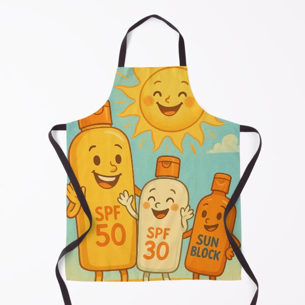 Item preview, Sunny Protection Squad – Fun Sunblock Characters designed and sold by Tarn.