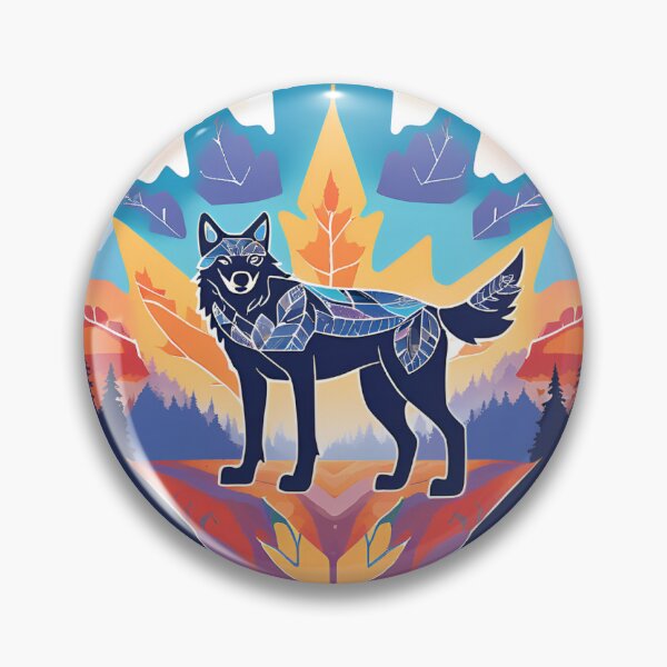 Item preview, Wolf of the North | Indigenous Prism Art – Canada" designed and sold by JasonScottCanada.