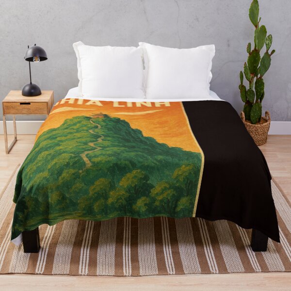 Item preview, Temple on Nghĩa Linh Hilltop in Early Morning Light designed and sold by Places On Earth.