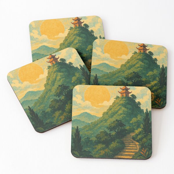 Item preview, Temple on Nghĩa Linh Phu Tho designed and sold by Places On Earth.