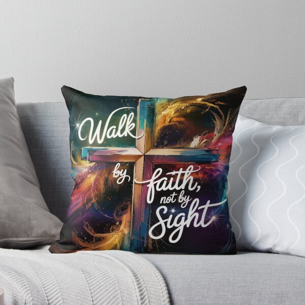 Item preview, Walk by Faith not by Sight Wall Art designed and sold by GossApparel.