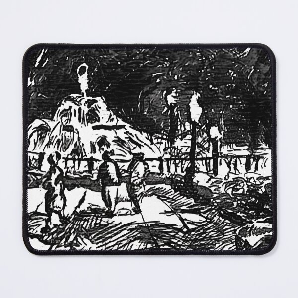 Item preview, Forsyth Park Fountain Drawing – Savannah GA Pen and Ink Illustration designed and sold by donwillisjrart.
