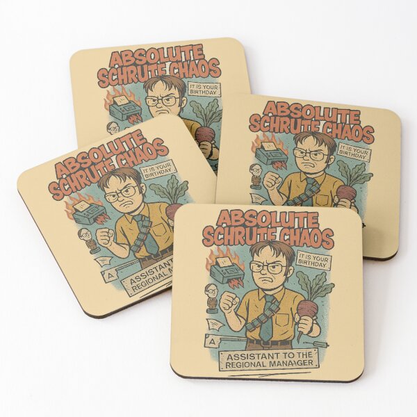 Item preview, Absolute Schrute Chaos designed and sold by STATICDUST.