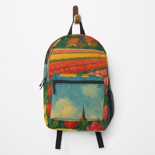 Item preview, Tulip Fields and Historic Church in Lisse, Netherlands designed and sold by Aryabek.