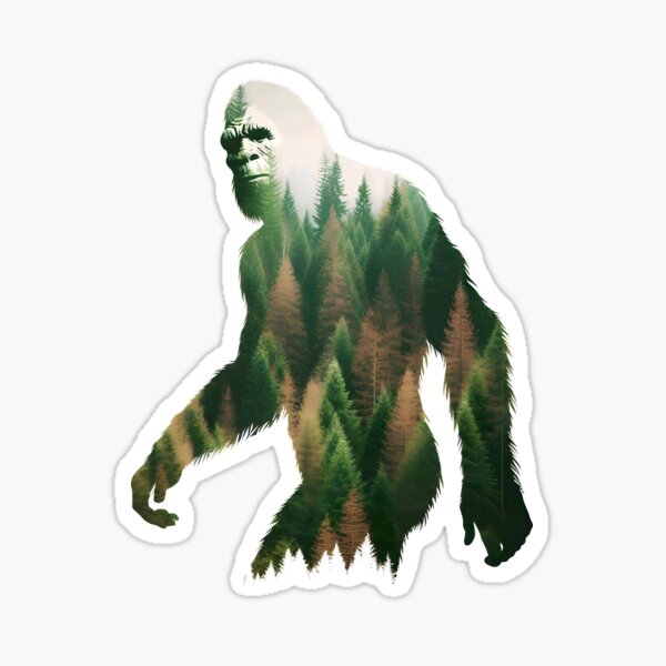 Item preview, Woodland Bigfoot Sasquatch designed and sold by savesarah.