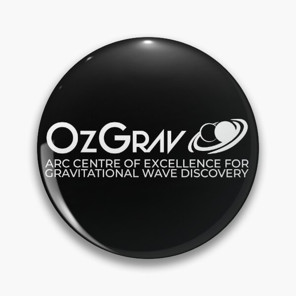 Item preview, OzGrav Logo - White Flat with Text designed and sold by OzGrav.