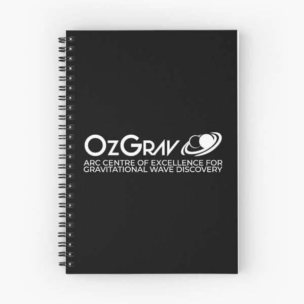 Item preview, OzGrav Logo - White Flat with Text designed and sold by OzGrav.
