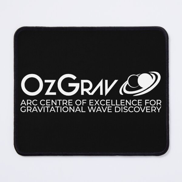 Item preview, OzGrav Logo - White Flat with Text designed and sold by OzGrav.