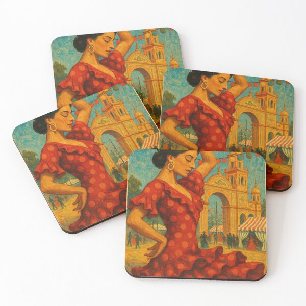 Item preview, Feria de Abril Flamenco Dancer in Seville designed and sold by Aryabek.