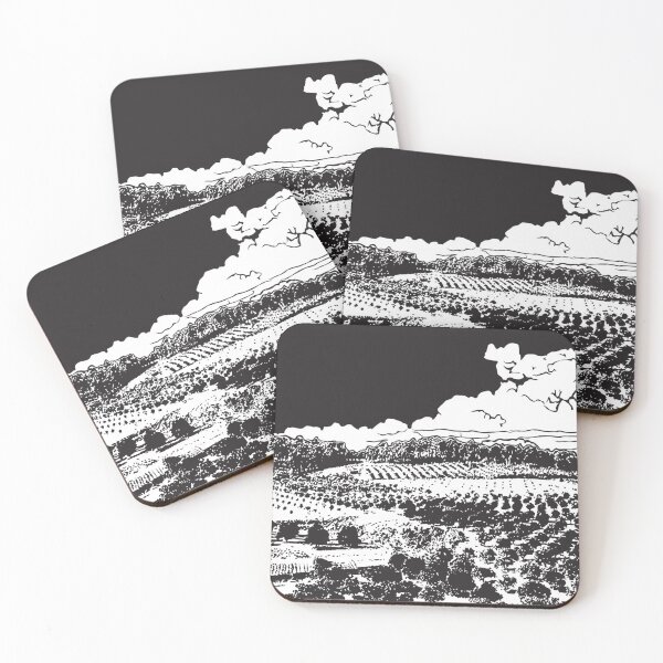 Item preview, Orange Orchard Lino Print designed and sold by ASKEW GRAPHICS.