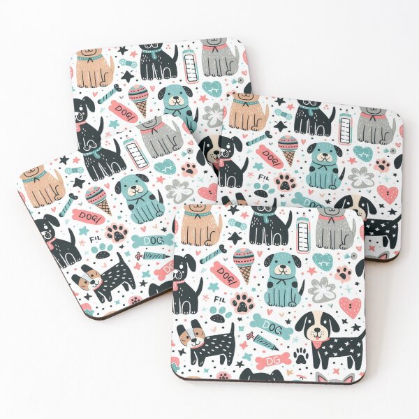 Item preview, Puppy Play, Pattern All Day designed and sold by Vanich-Panich.