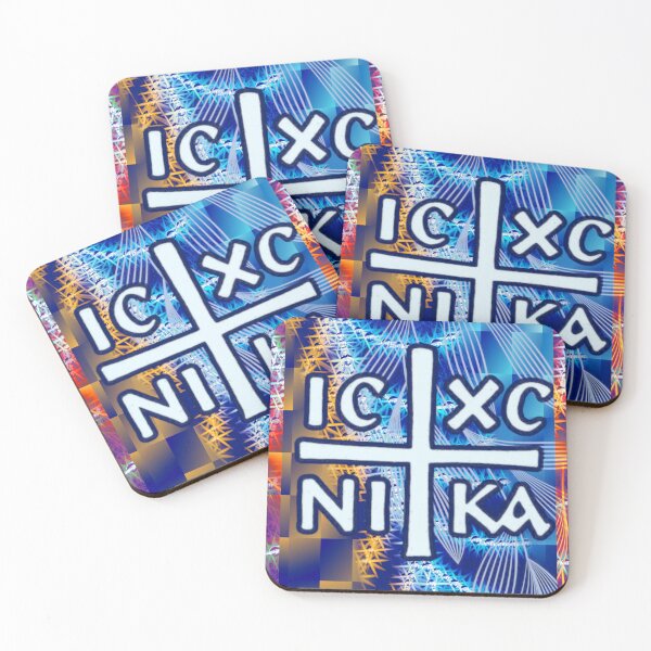 Item preview, IC XC NIKA: Christ Triumphant – Abstract Sacred Energy designed and sold by Sanctum Icons.