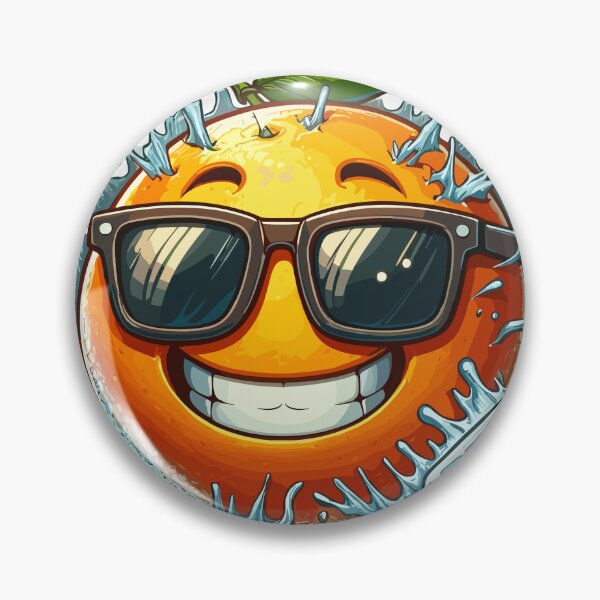 Item preview, Orange crush - A juicy, cheerful orange wearing sunglasses designed and sold by SplashPixel.