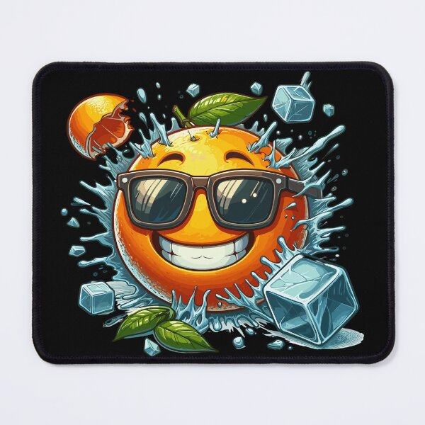 Item preview, Orange crush - A juicy, cheerful orange wearing sunglasses designed and sold by SplashPixel.