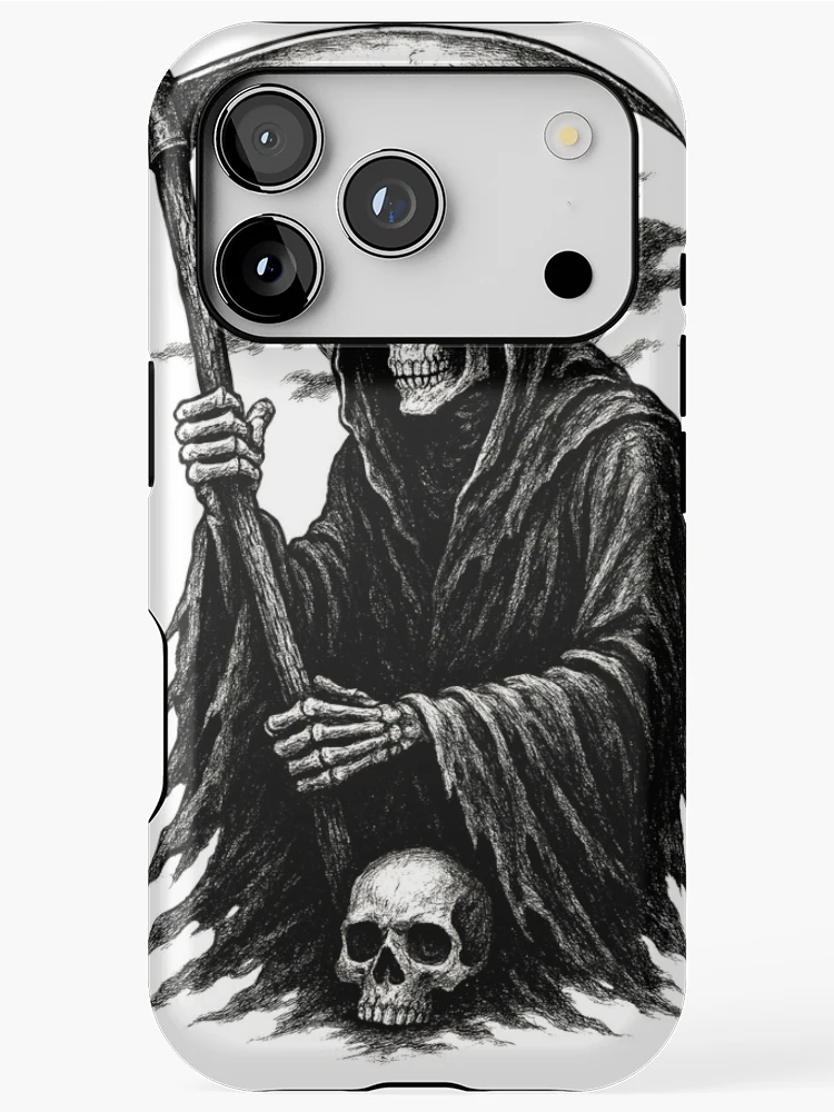 Thumbnail 1 of 4, iPhone Case, Death designed and sold by Remy490.