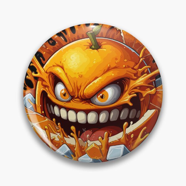 Item preview, Orange Crush - A big evil orange among ice cubes designed and sold by SplashPixel.