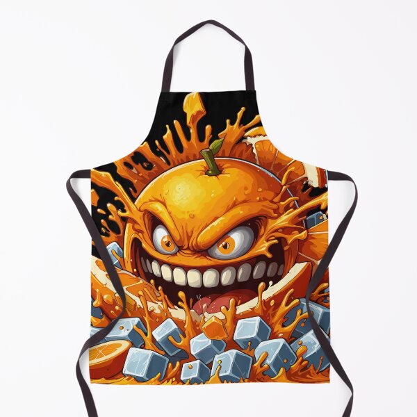 Item preview, Orange Crush - A big evil orange among ice cubes designed and sold by SplashPixel.