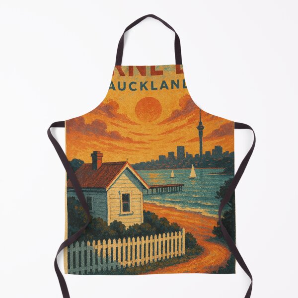 Item preview, Herne Bay Sunset with View of Auckland Skyline designed and sold by Aryabek.