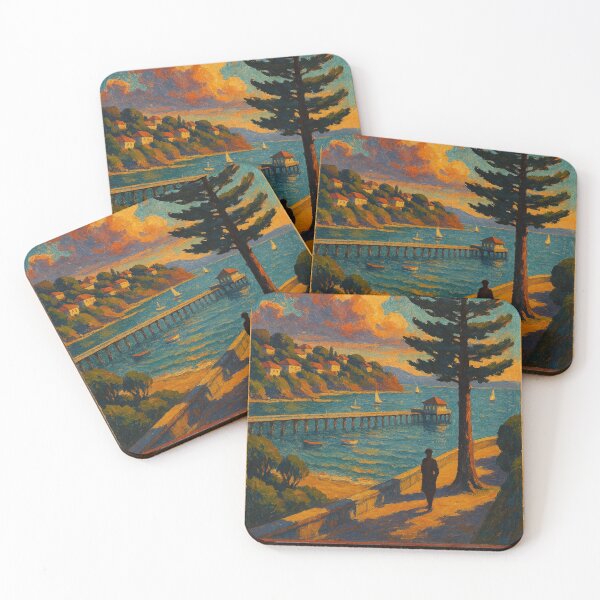 Item preview, Strolling the Herne Bay Coastline at Dusk, Auckland designed and sold by Aryabek.