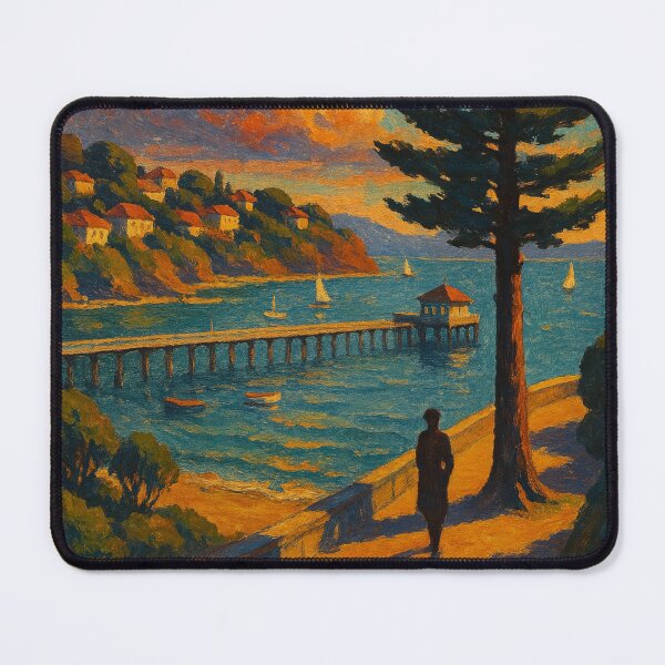 Item preview, Strolling the Herne Bay Coastline at Dusk, Auckland designed and sold by Aryabek.