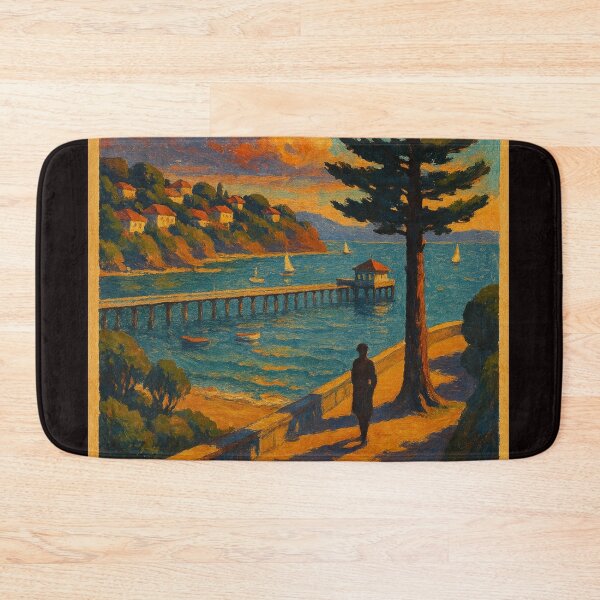 Item preview, Strolling the Herne Bay Coastline at Dusk, Auckland designed and sold by Aryabek.