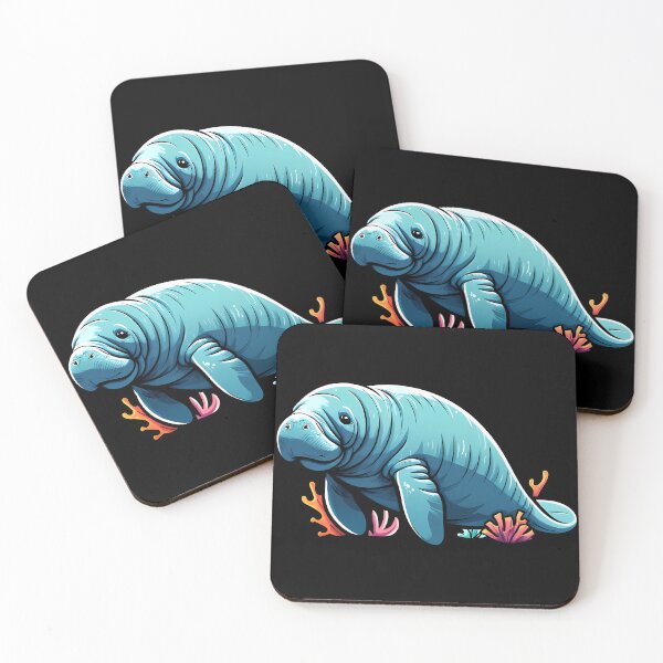 Item preview, Manatee Sea Cow designed and sold by Funny Vintage Stickers And T-Shirts.