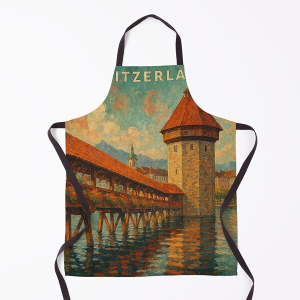 Item preview, Chapel Bridge and Historic Water Tower, Lucerne designed and sold by Aryabek.
