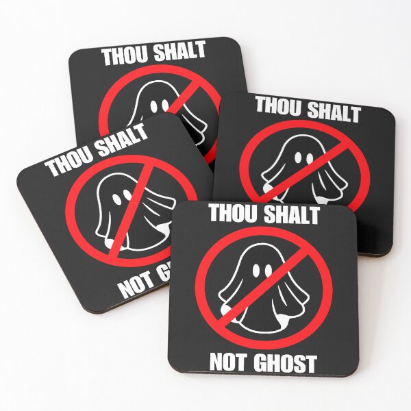Item preview, Thou Shalt Not Ghost designed and sold by GiggleGooods.
