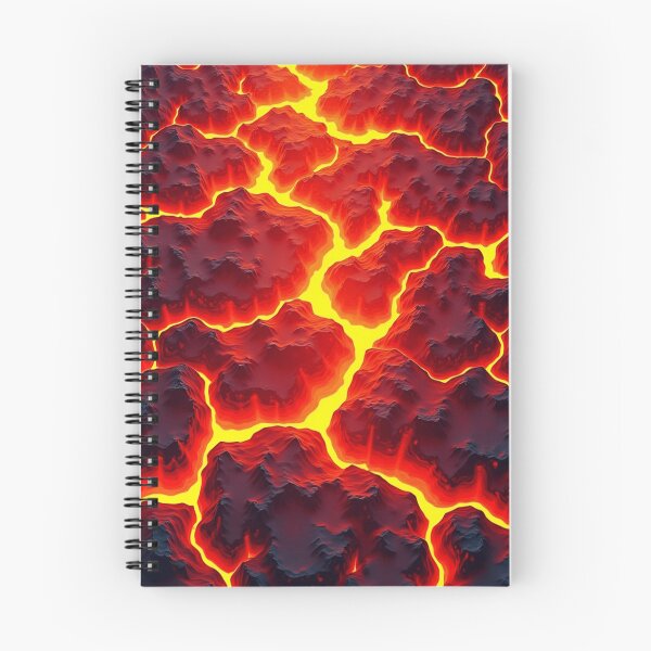 Item preview, Active Lava Flow – nature background volcanoes scene  designed and sold by SkeletonsDanger.