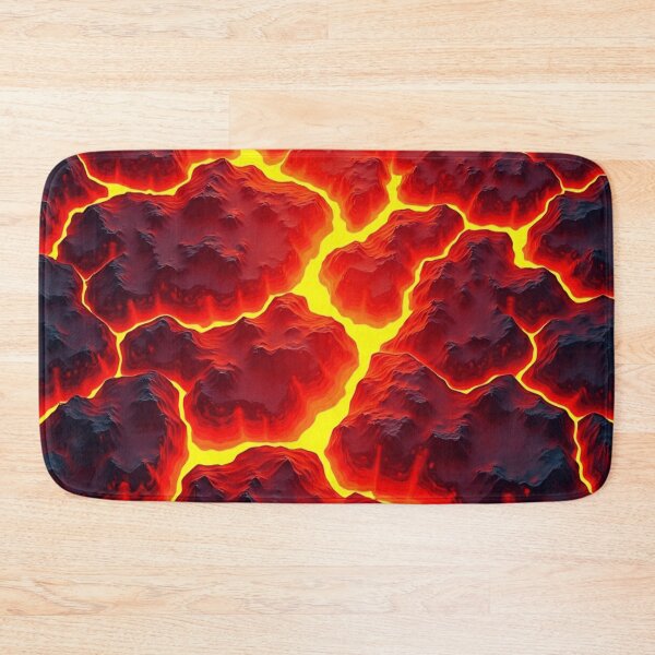 Item preview, Active Lava Flow – nature background volcanoes scene  designed and sold by SkeletonsDanger.