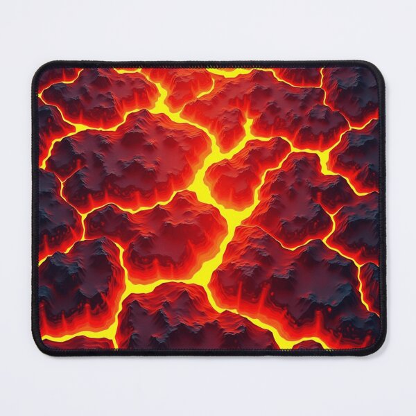 Item preview, Active Lava Flow – nature background volcanoes scene designed and sold by SkeletonsDanger.