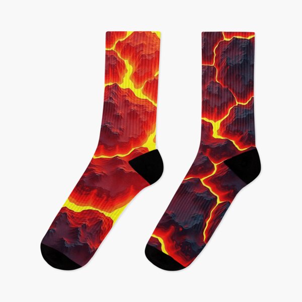 Item preview, Active Lava Flow – nature background volcanoes scene  designed and sold by SkeletonsDanger.
