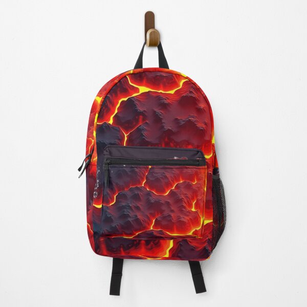 Item preview, Active Lava Flow – nature background volcanoes scene designed and sold by SkeletonsDanger.