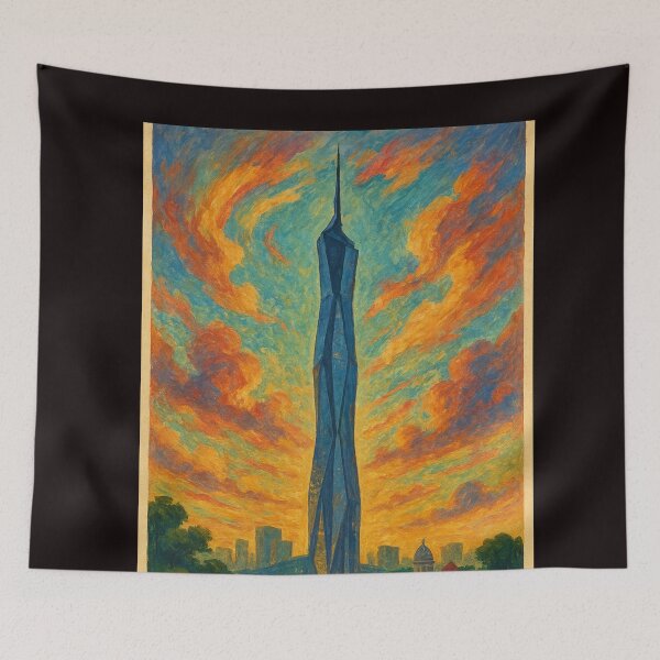 Item preview, Sunset Skies Behind Merdeka 118, Kuala Lumpur designed and sold by Aryabek.