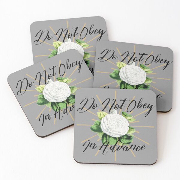 Item preview, Do Not Obey In Advance designed and sold by TheBloomingCat.