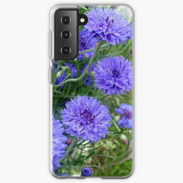 Blue cornflower Samsung Galaxy Soft Case