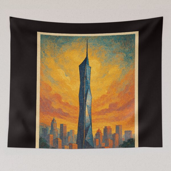 Item preview, Kuala Lumpur Skyline Featuring Merdeka 118 designed and sold by Aryabek.