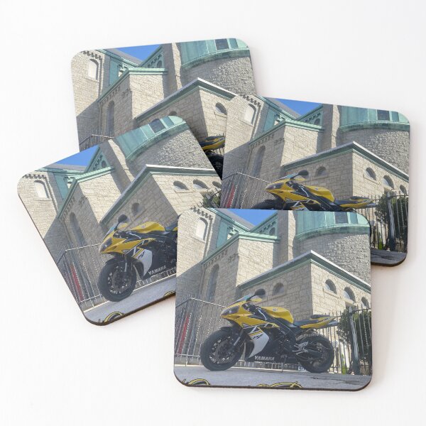 Item preview, Holy Ride | Yellow & Black Sport Bike at the Church designed and sold by Grind&Prosper .