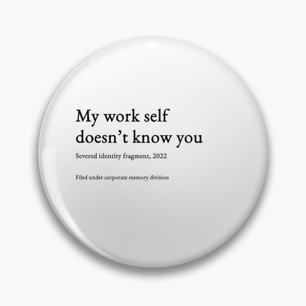 Item preview, My work self doesn’t know you - black type #12 designed and sold by loeeriestudio.