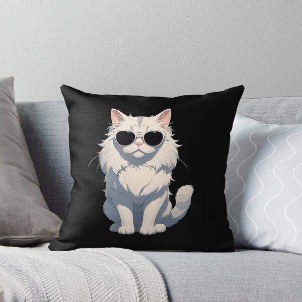 Item preview, Cool Cat with Shades – Attitude Sticker for Cat Lovers designed and sold by Babayaa.