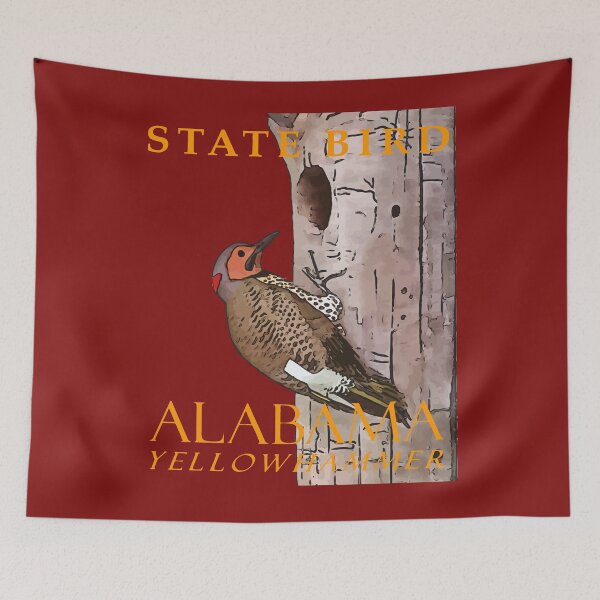 Item preview, Alabama Territory Bird The Northern Flicker designed and sold by taiche.