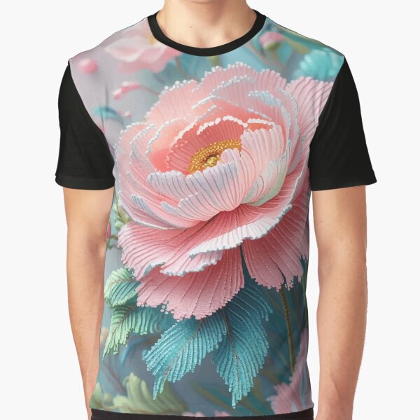 Aperçu de l'œuvre Jardin fleuri pastel — Art floral doux et fantastique créée et vendue par ajurnaya.