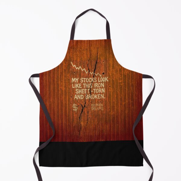 Item preview, My Stocks Look Like This Torn Rusted Iron Sheet designed and sold by Michael van der Hoorn.