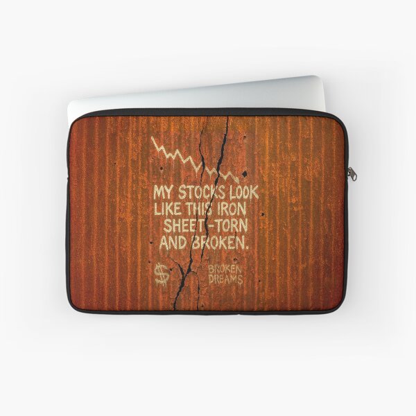 Item preview, My Stocks Look Like This Torn Rusted Iron Sheet designed and sold by Michael van der Hoorn.