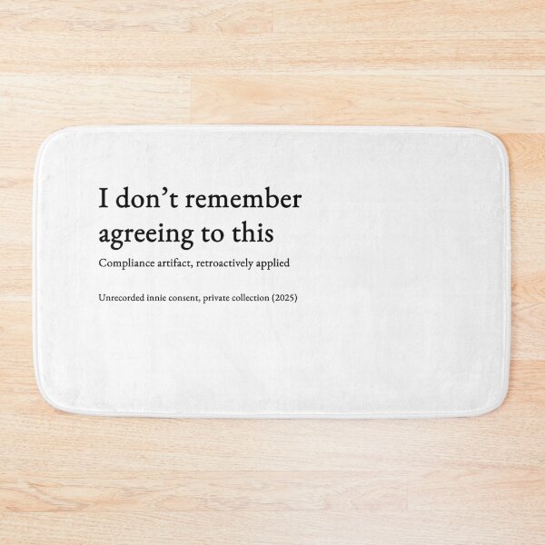 Item preview, I don’t remember agreeing to this - black type #14 designed and sold by loeeriestudio.