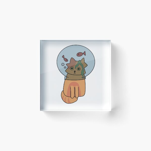 Item preview, Astrocat the cat, transparent background version designed and sold by Artelily.
