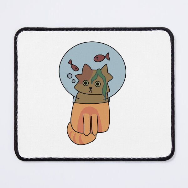 Item preview, Astrocat the cat, transparent background version designed and sold by Artelily.