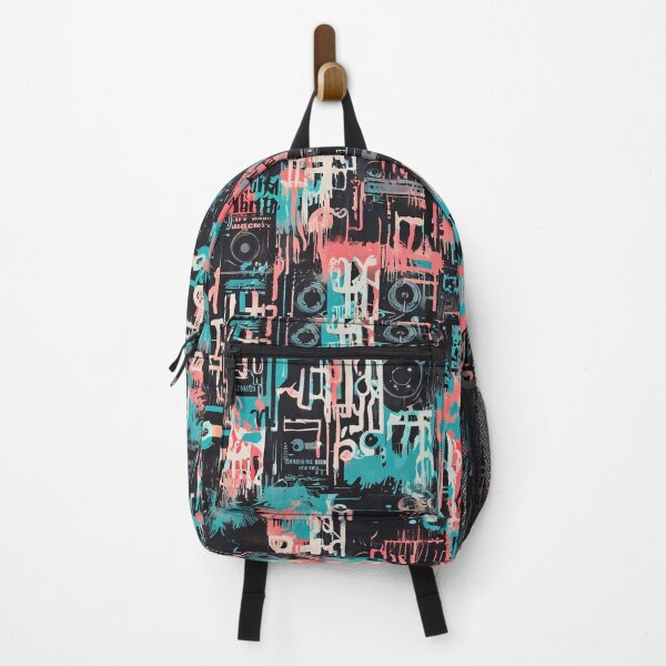 Item preview, Abstract Graffiti Artwork, Retro Cassette, Text Overlays, Bold Colors designed and sold by CoolPixels.